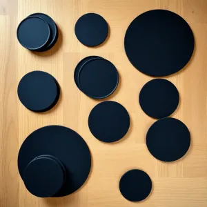 Podkładki na stół okrągłe gumowe
