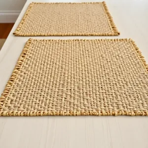 Podkładki na stół z trawy morskiej prostokątne