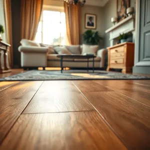 Podłoga do salonu drewniana