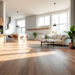 Podłoga do salonu i kuchni