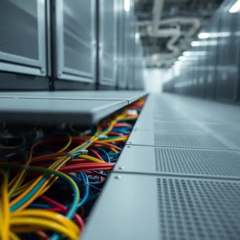 Podłoga podniesiona do serwerowni