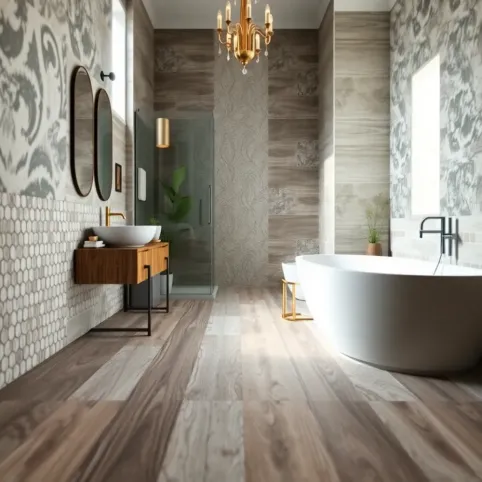Podłoga w łazience inspiracje