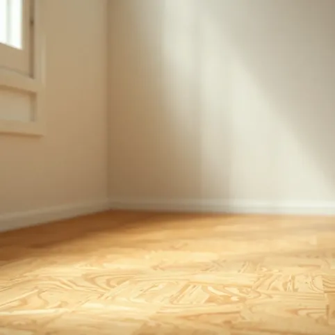 Podłoga z płyt OSB lakierowana