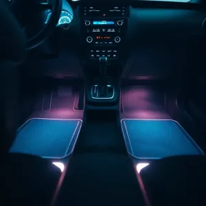 Podświetlenie podłogi w samochodzie