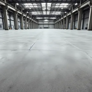 Posadzka na hali produkcyjnej