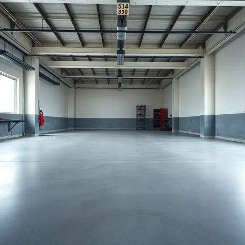 Posadzka przemysłowa w garażu