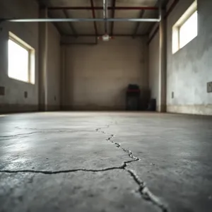 Posadzka w garażu nieogrzewanym