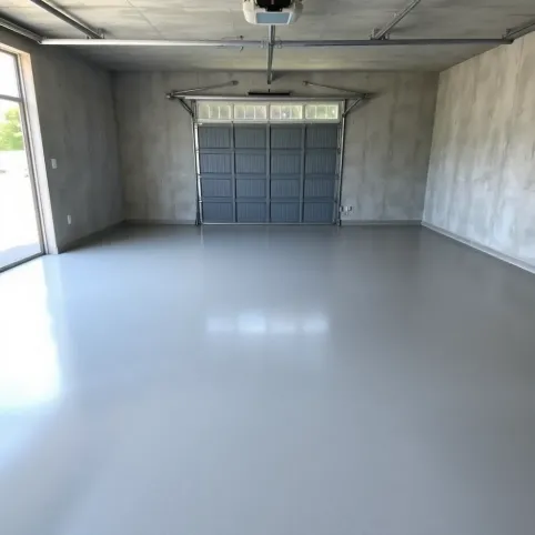 Posadzka żywiczna w garażu