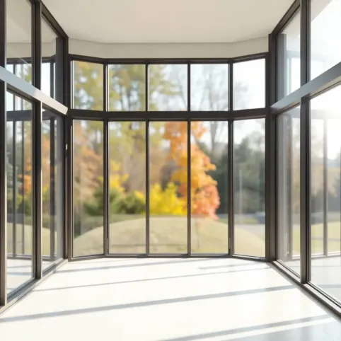 Powierzchnia okien do podłogi