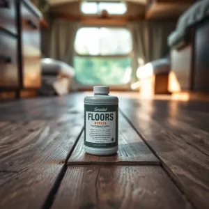 Preparat do naprawy podłogi w kempingu