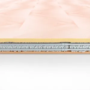 Przekrój posadzki z ogrzewaniem podłogowym