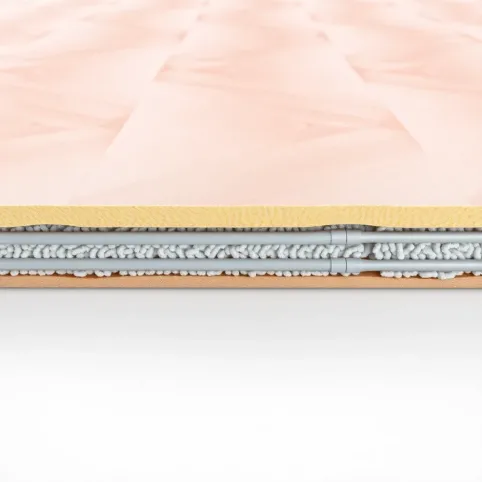 Przekrój posadzki z ogrzewaniem podłogowym