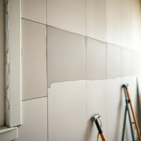 Przygotowanie ściany pod płytki