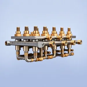 Rozdzielacz do podłogówki 15 sekcji