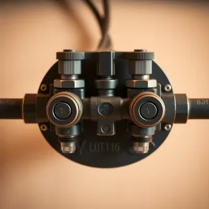 Rozdzielacz do podłogówki 2 sekcje