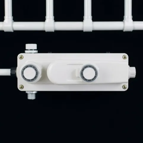 Rozdzielacz do podłogówki 2 sekcji z pompą