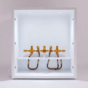 Rozdzielacz do podłogówki 4 sekcje z szafką