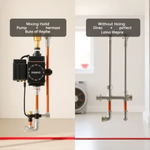 Rozdzielacz do podłogówki z mieszaczem czy bez