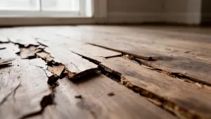 Rozwarstwienie deski podłogowej