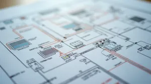 Schemat podłączenia paneli fotowoltaicznych