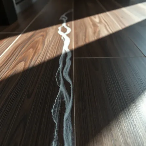 Smugi na panelach po myciu