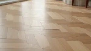 Sposób układanie paneli winylowych w jodełkę