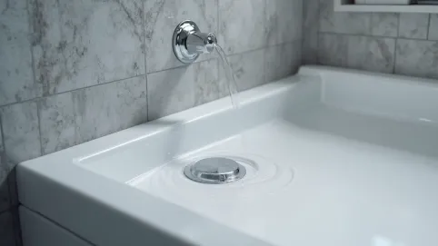 Syfon do brodzika niskiego Geberit