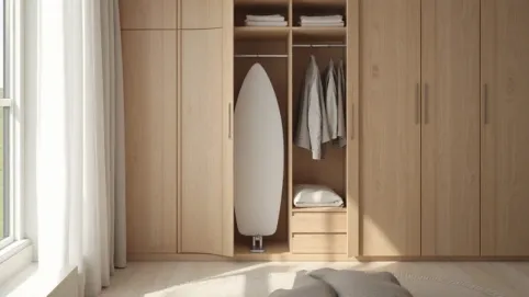 szafa miejsce na deskę do prasowania