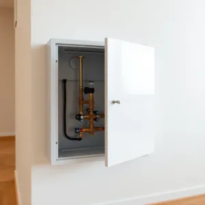 Szafka do podłogówki natynkowa