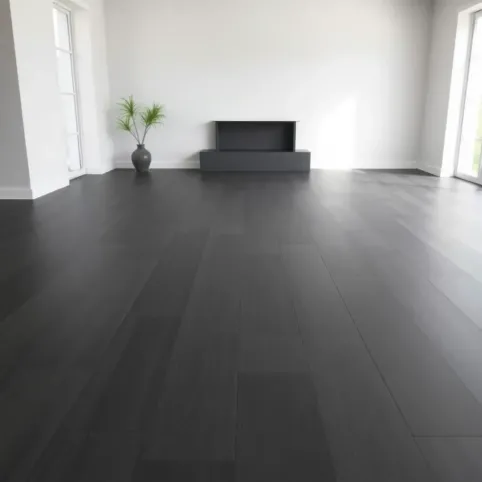 Szare panele w salonie