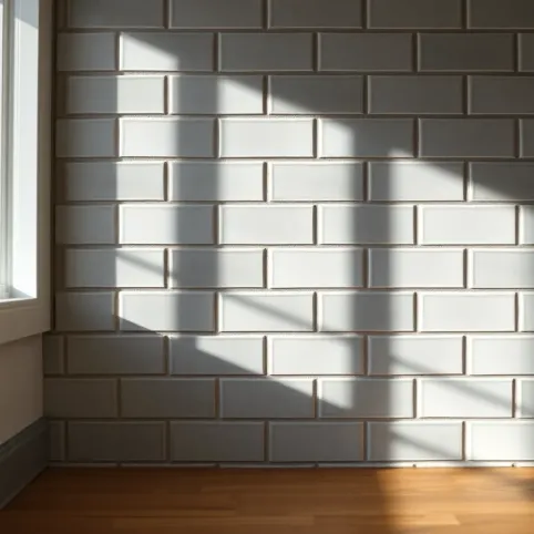 Szare płytki do kuchni na ścianę