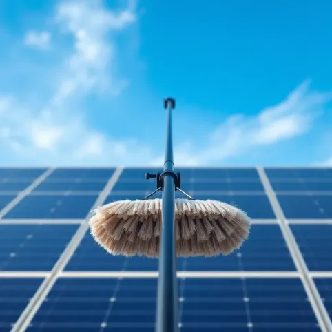 Szczotka do mycia paneli fotowoltaicznych 8m