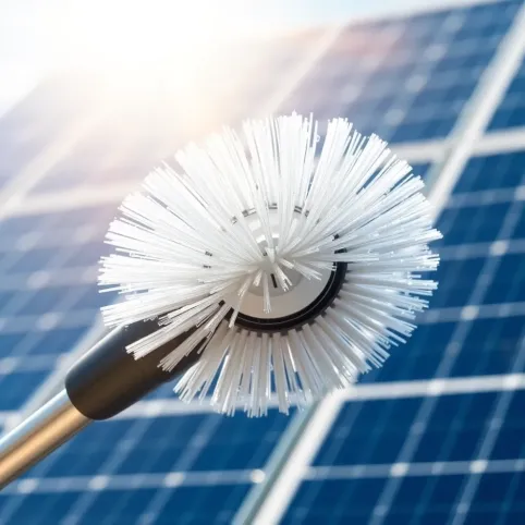 Szczotka obrotowa do mycia paneli fotowoltaicznych