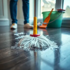 Technika mycia podłogi