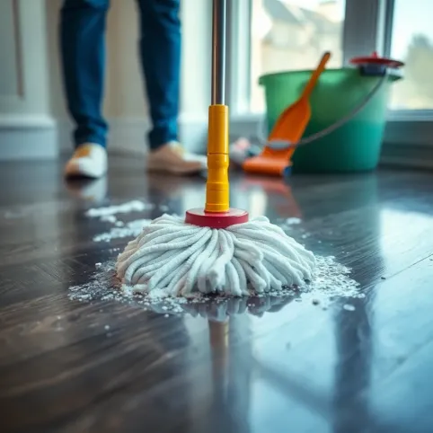 Technika mycia podłogi