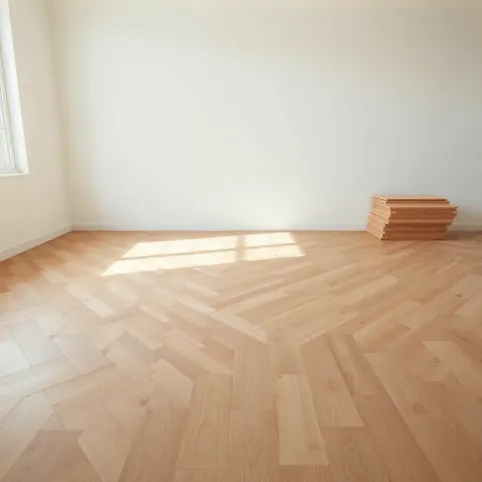 Układanie deski barlineckiej w jodełkę