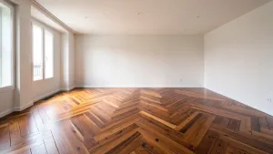 układanie deski podłogowej w jodełkę