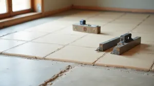 układanie gresu na podłodze