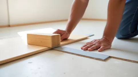 Układanie paneli winylowych na klik