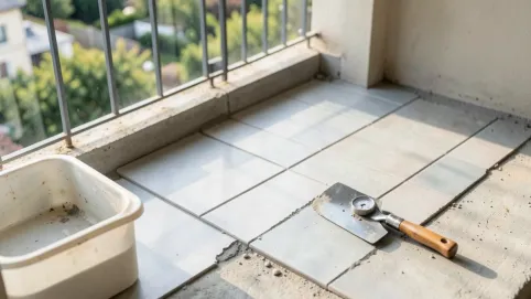 w jakiej temperaturze kłaść płytki na balkonie