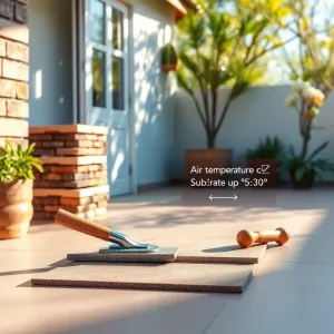 W jakiej temperaturze można kłaść płytki na zewnątrz