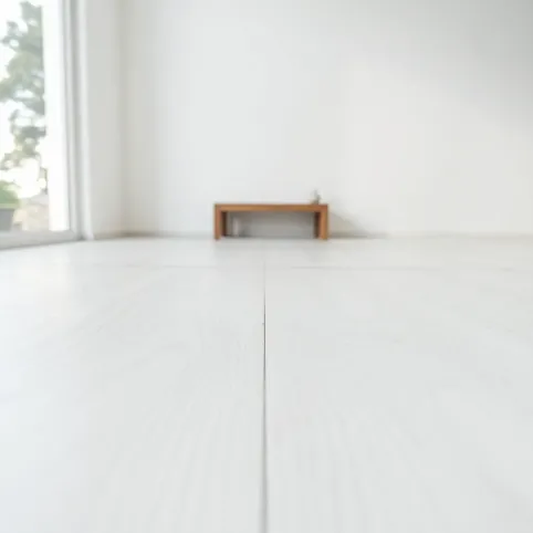 Wykładzina PCV biała deska