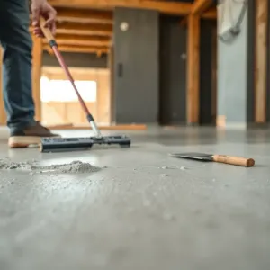Wylewanie posadzki w domu