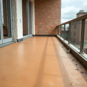 Wylewka Na Balkonie Na Styropianie