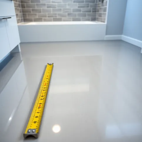 Wylewka samopoziomująca do łazienki