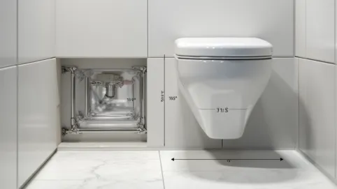 Wymiary geberitu po zabudowie