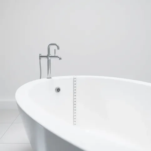 Wysokość baterii wannowej od posadzki