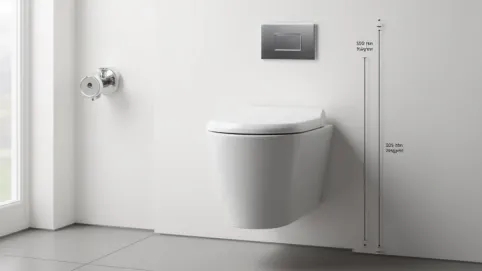 Wysokość miski WC Geberit