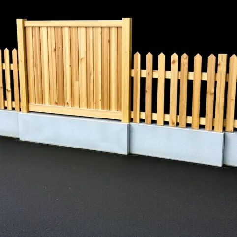 Wysokość ogrodzenia panelowego z podmurówką