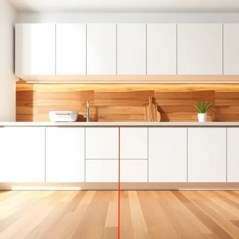 Wysokość szafek kuchennych od podłogi